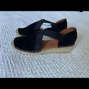 Fabiolas Italian leather espadrille sandal flats